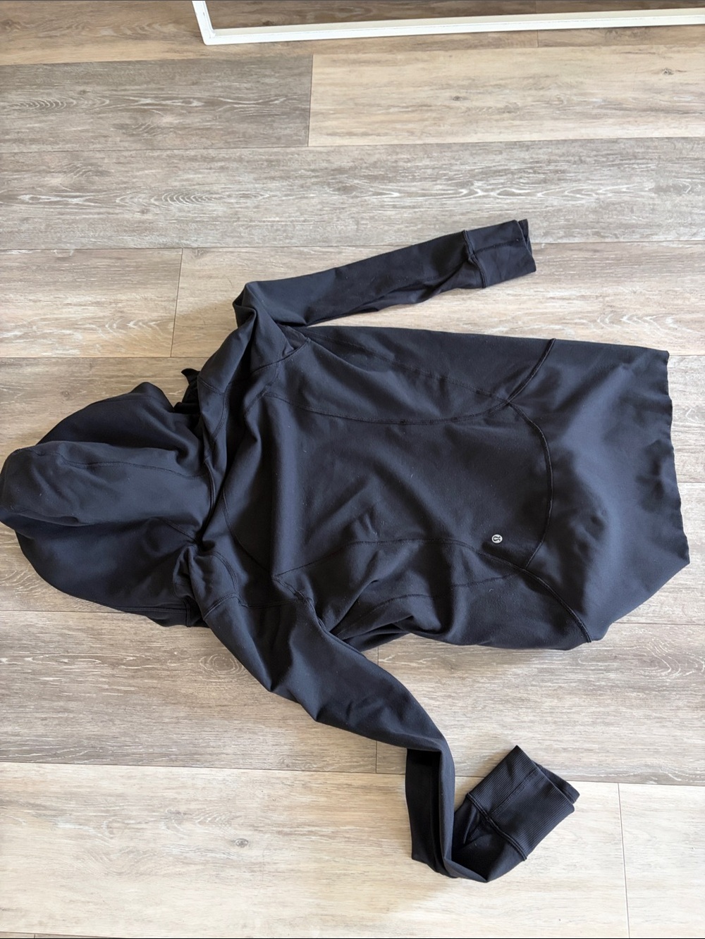 lululemon athletica Black Full-Zip Hooded Jacket - Picture 6 of 6